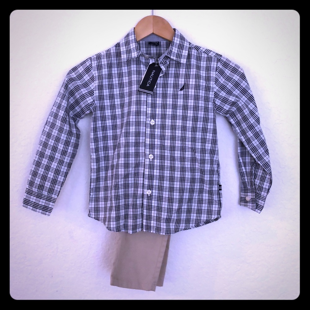Boys Nautica Outfit Set Size 4 NWT